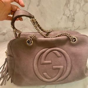 100% Authentic Gucci Soho suede bag.